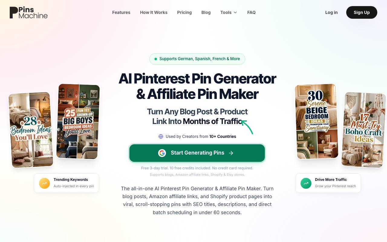 PinsMachine screenshot