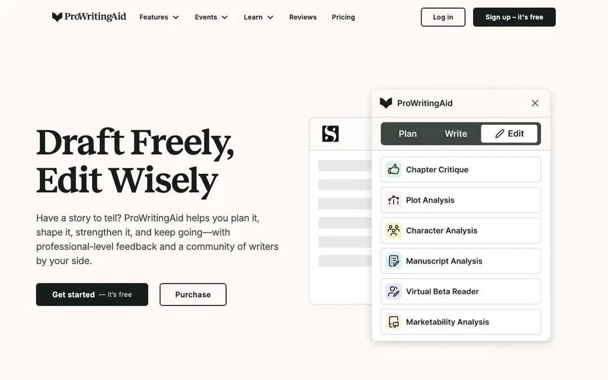 ProWritingAid screenshot