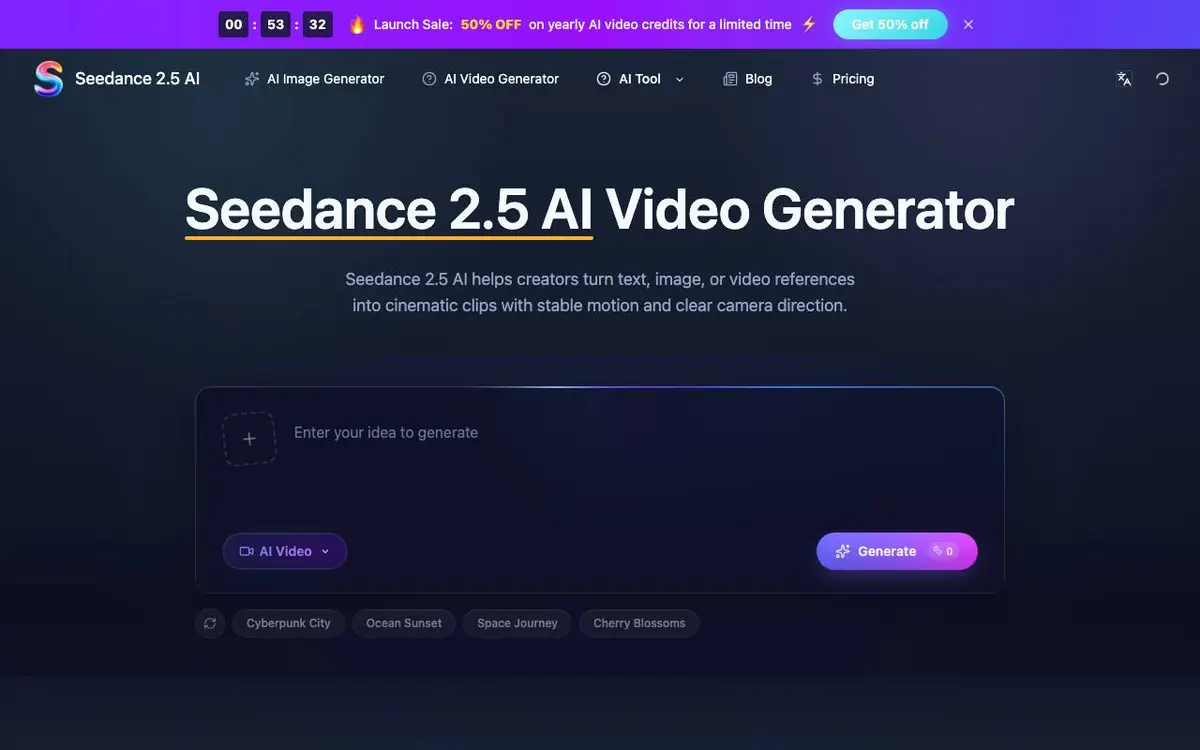 Seedance 2.5 AI Free screenshot