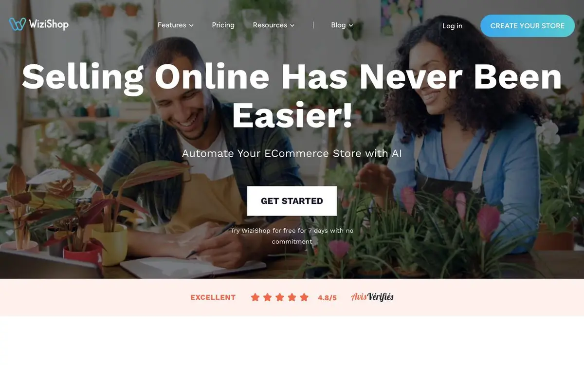 Create your Online Store screenshot