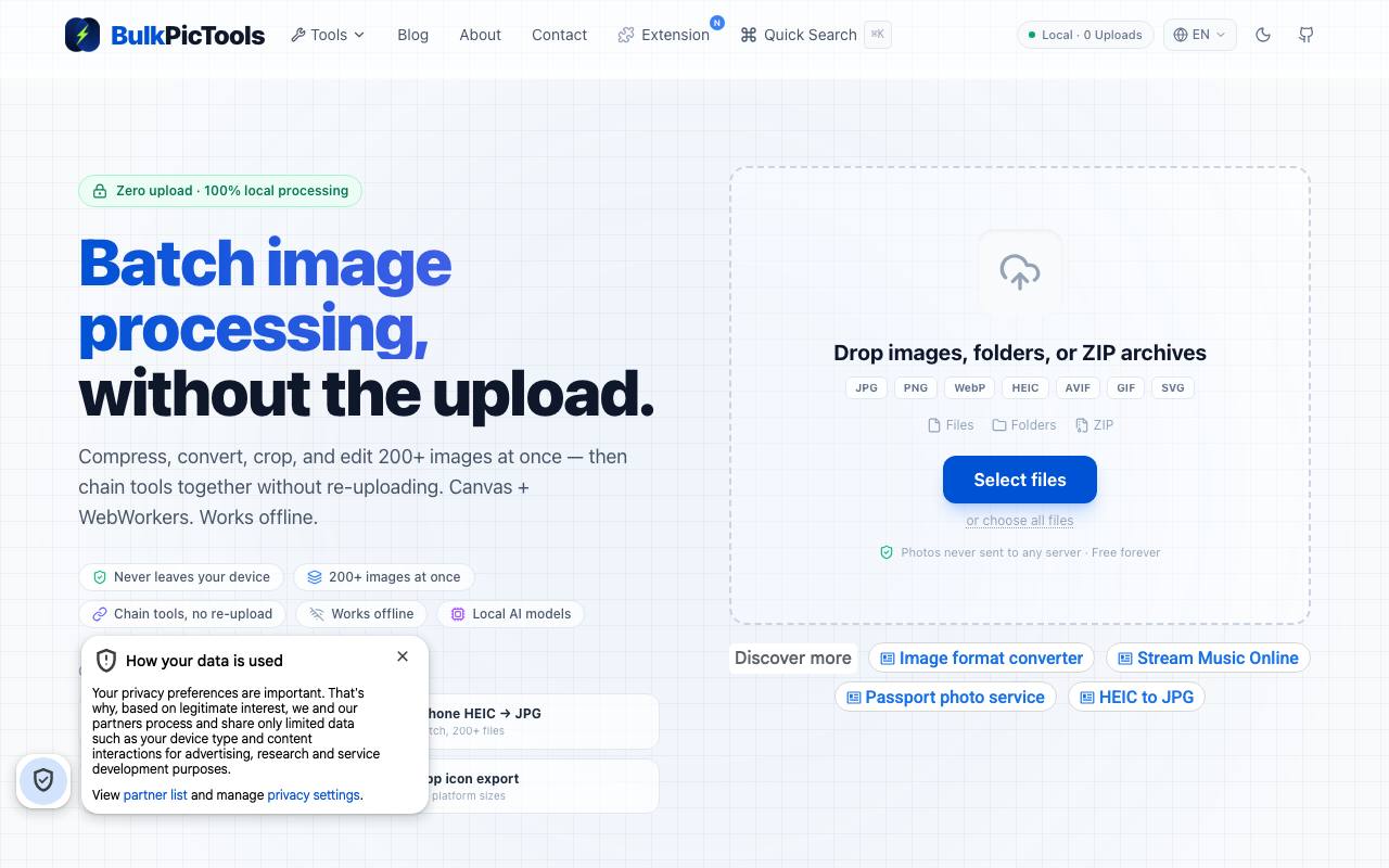 BulkPicTools screenshot