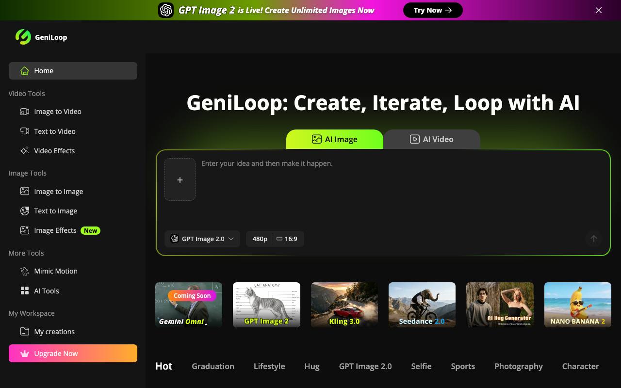 GeniLoop screenshot