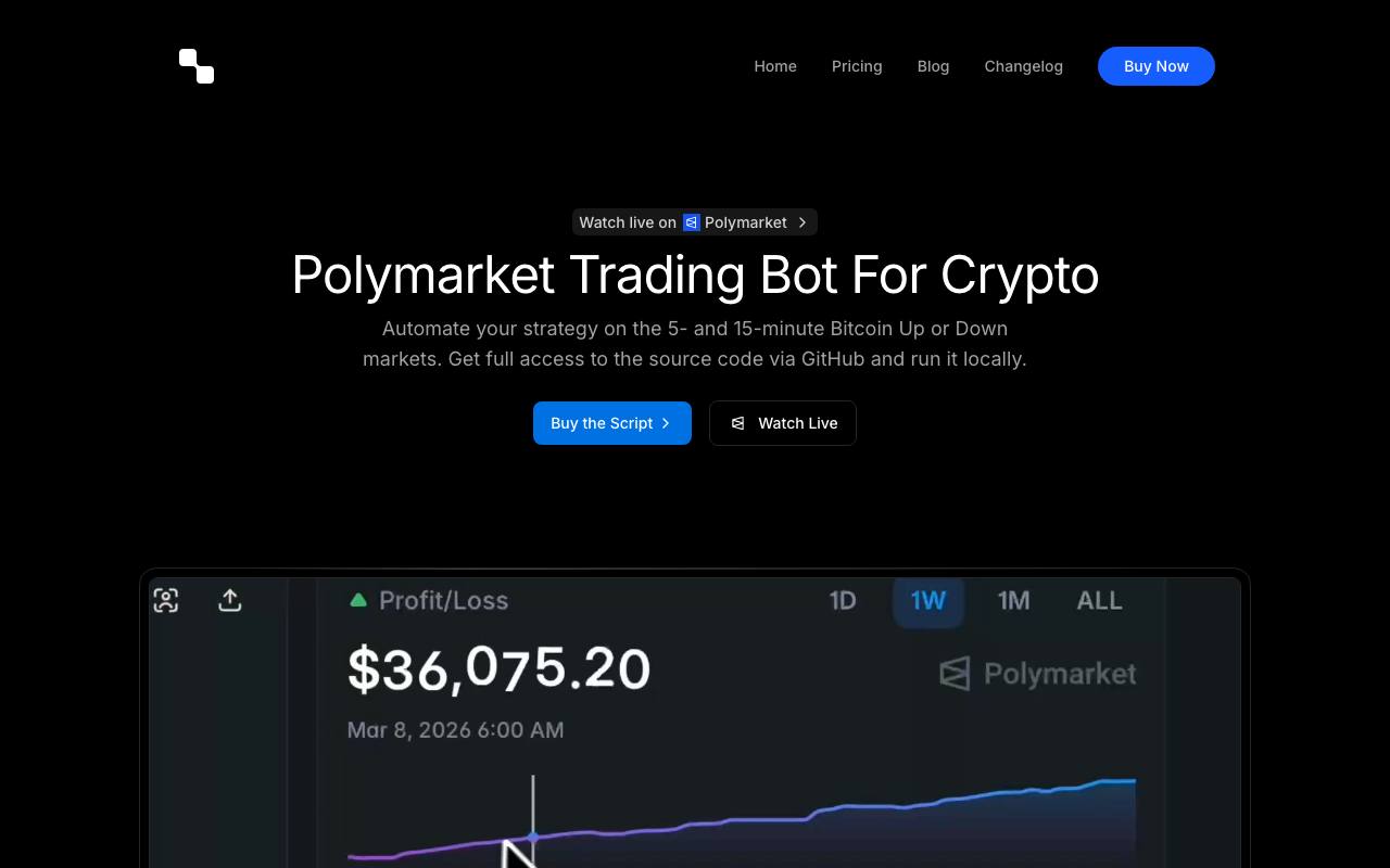 Bitcoin Up or Down screenshot