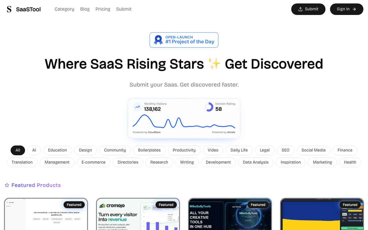 SaaSTool screenshot